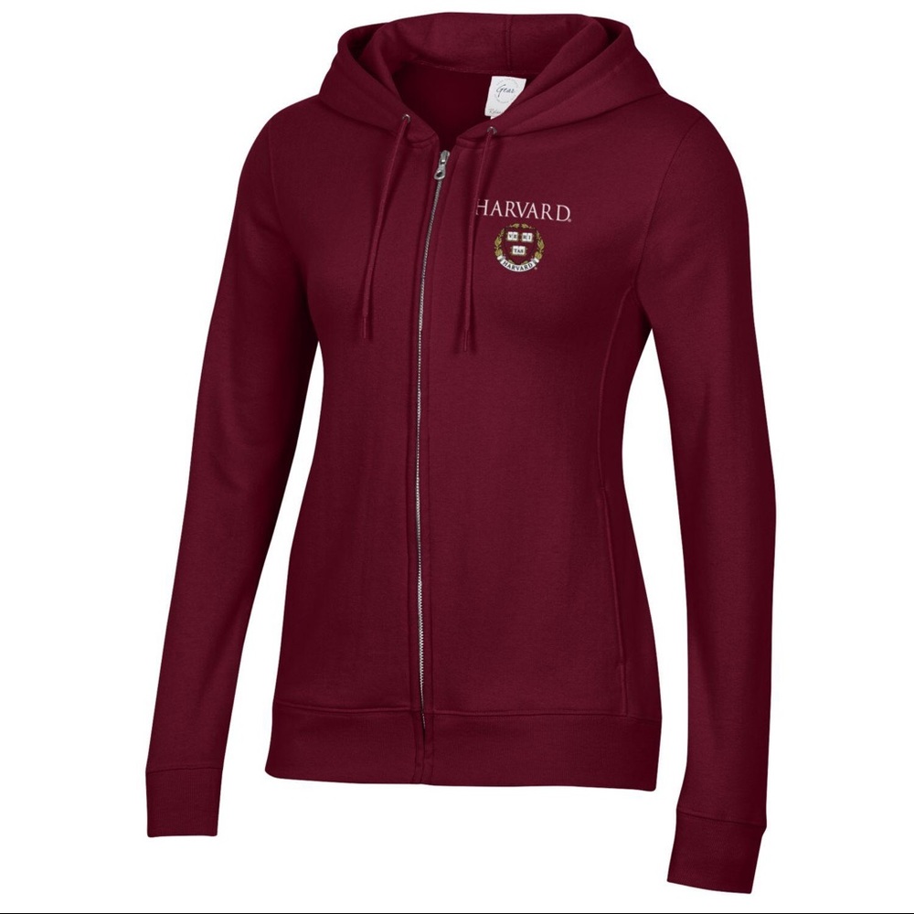 Harvard University Full Zip Sweatshirt Hoodie